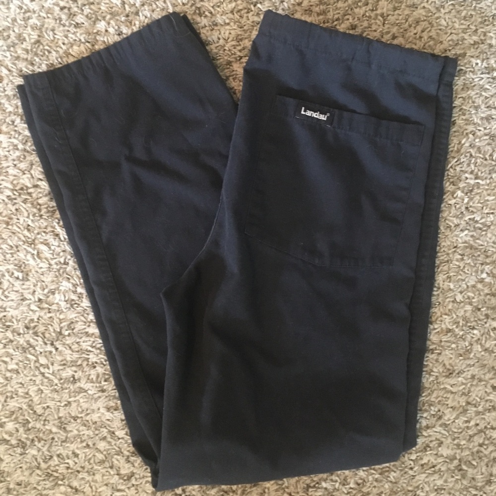 Black Landau Scrub Bottoms